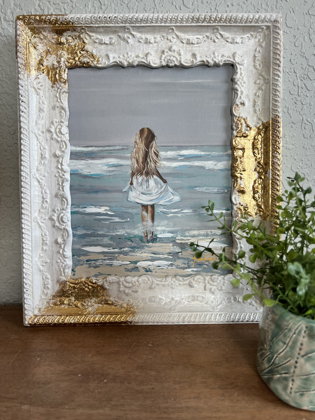 Fancee's Signature Collection: "Beach Hair" 13.5" x 11.5"