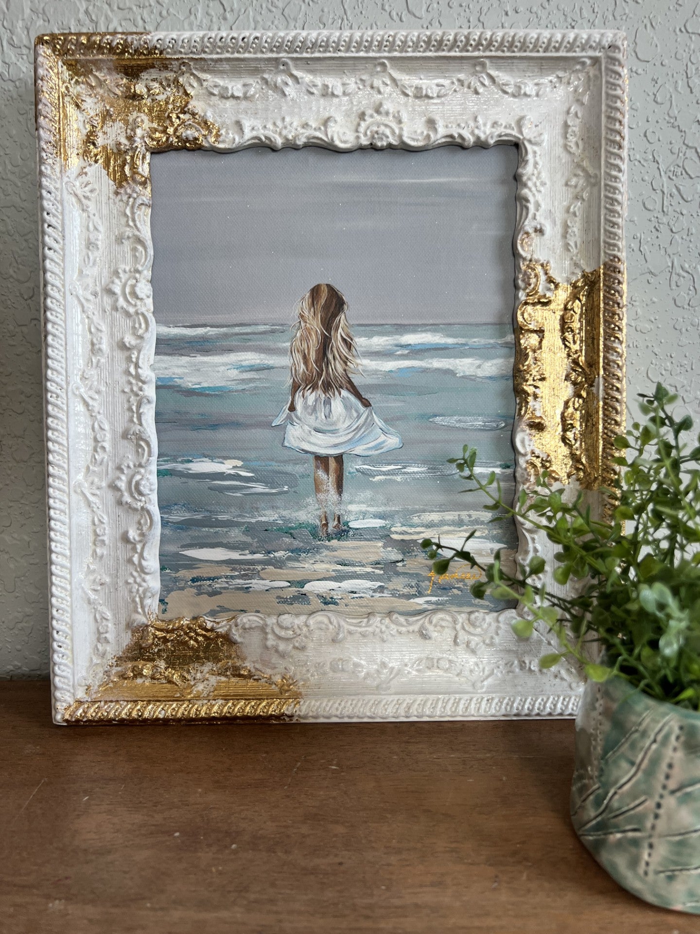 Fancee's Signature Collection: "Beach Hair" 13.5" x 11.5"