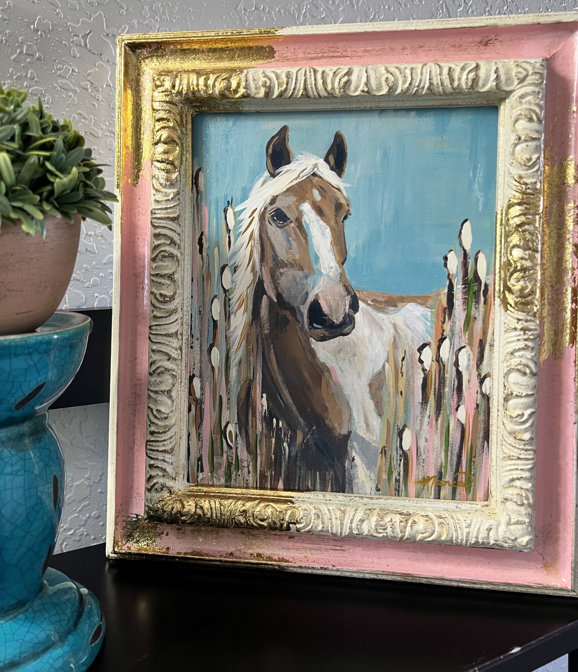 Fancee's Signature Collection: "Mane Attraction" - 14" x 12"