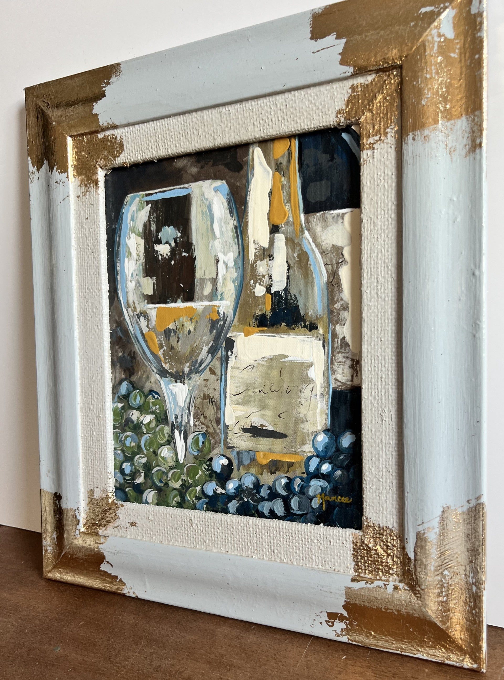 Fancee's Signature Collection: "It's Wine O'clock" - 15" x 13"