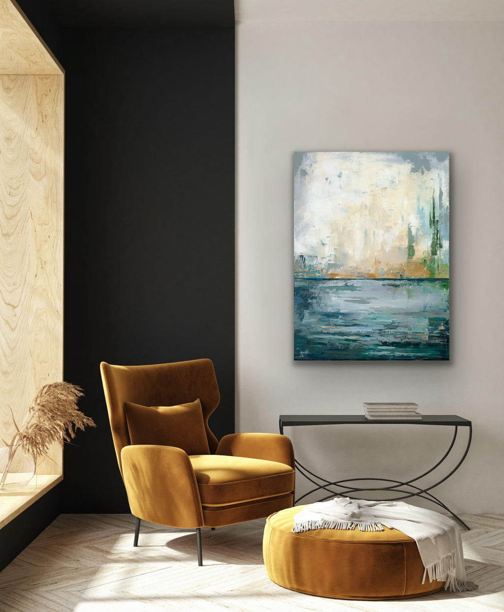 "Abstract: Lake Vibes" - Gallery Quality Print Wall Art