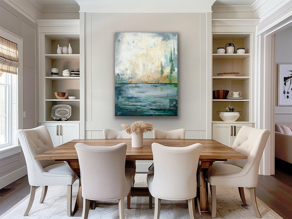 "Abstract: Lake Vibes" - Gallery Quality Print Wall Art